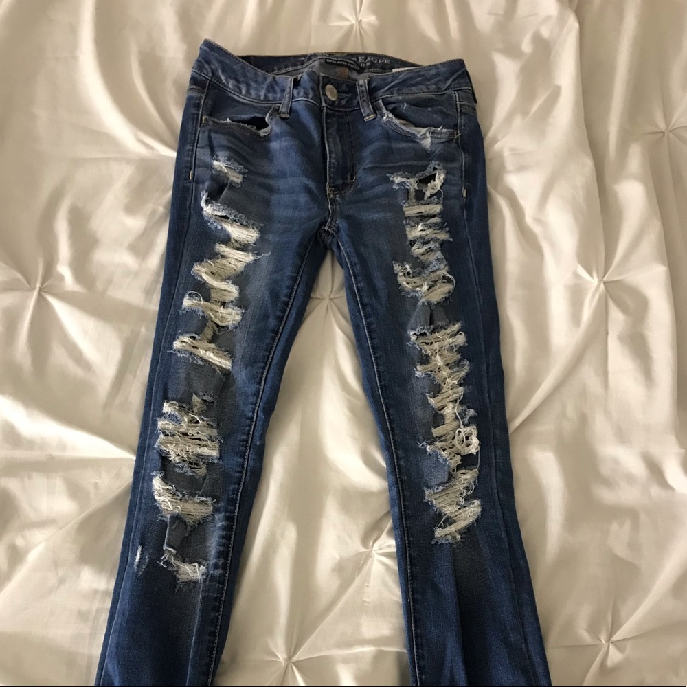 high waisted jeans
